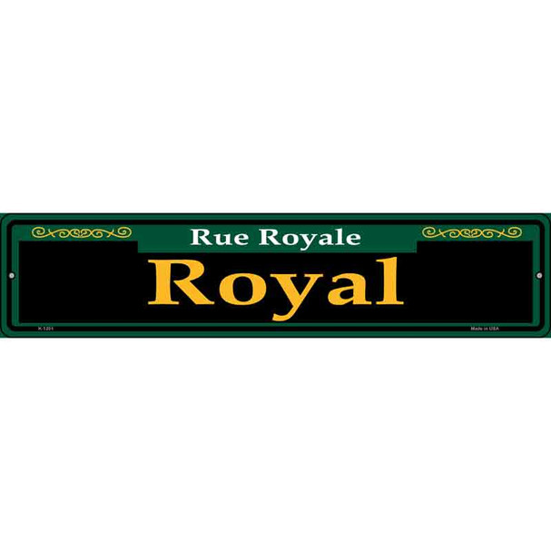Royal Green Wholesale Novelty Metal Street Sign