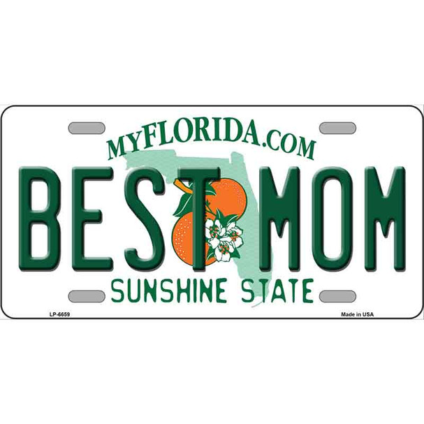 Best Mom Florida Novelty Wholesale Metal License Plate