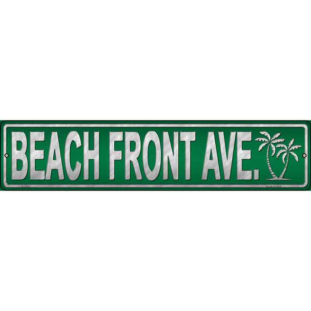 Beach Front Ave Wholesale Novelty Metal Street Sign