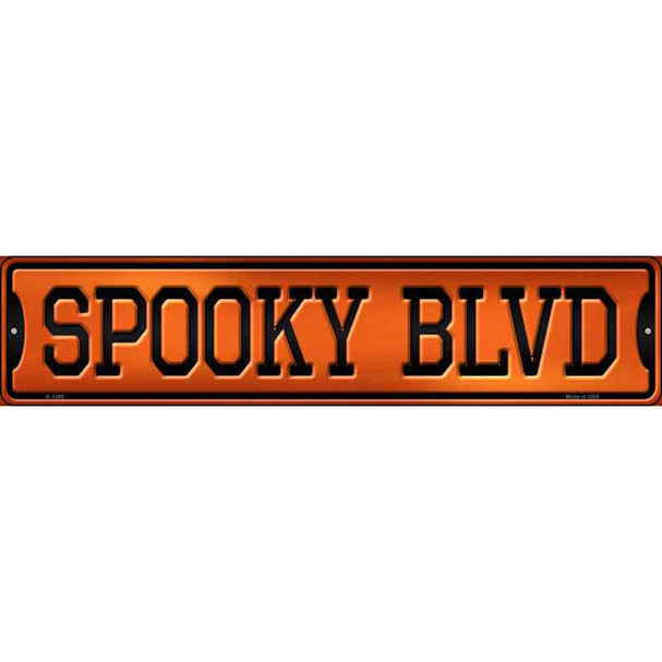 Spooky Blvd Wholesale Novelty Metal Street Sign