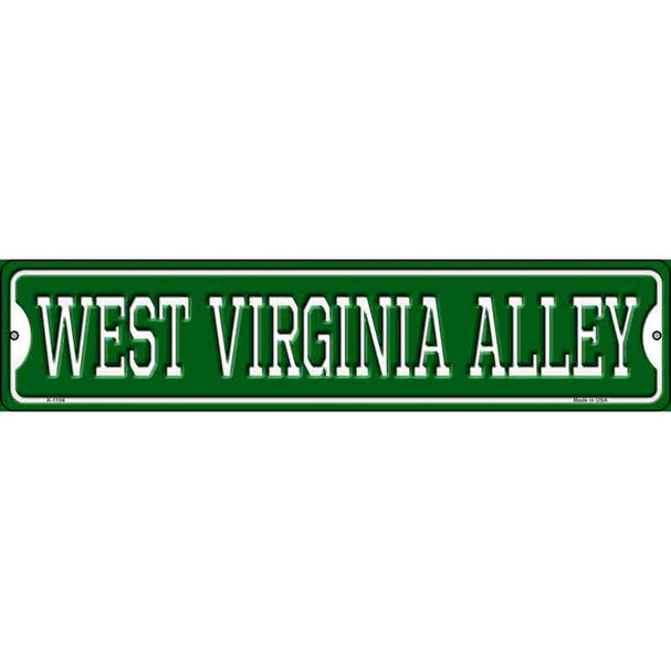 West Virginia Alley Wholesale Novelty Metal Street Sign