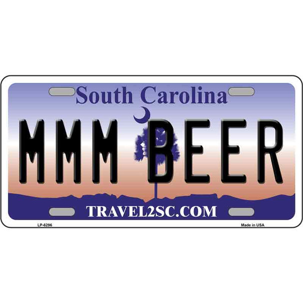 MMM Beer South Carolina Novelty Wholesale Metal License Plate