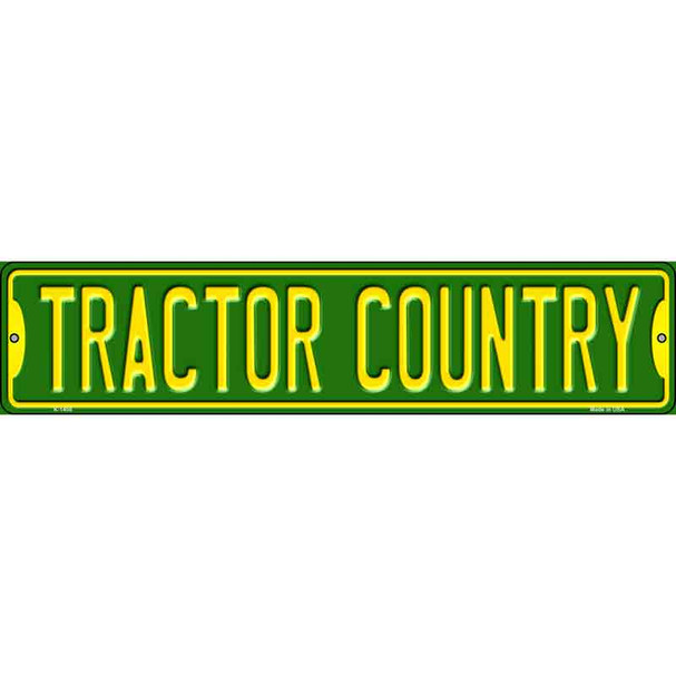 Tractor Country Wholesale Novelty Metal Street Sign