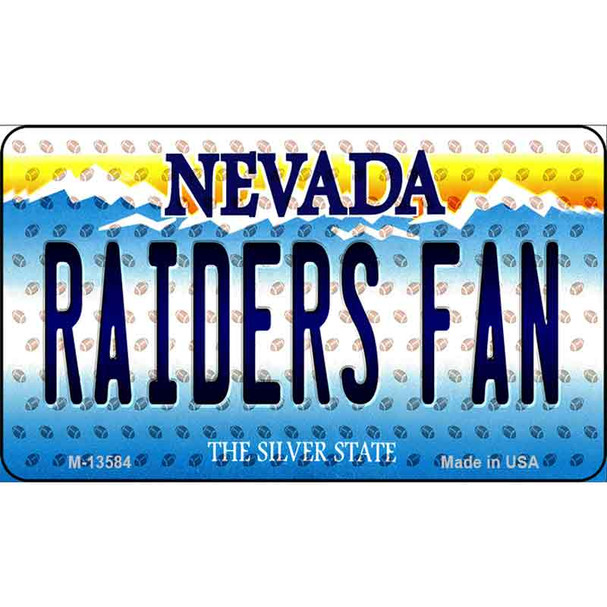 Raiders Fan Nevada Wholesale Novelty Metal Magnet