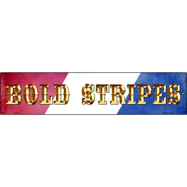 Bold Stripes Wholesale Novelty Metal Street Sign