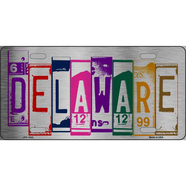 Delaware License Plate Art Wholesale Metal Novelty License Plate