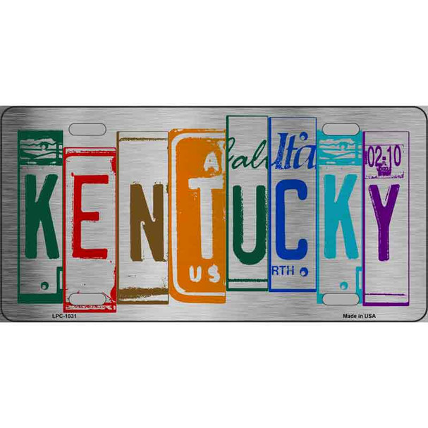 Kentucky License Plate Art Wholesale Metal Novelty License Plate