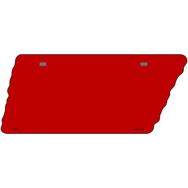 Red Solid Wholesale Novelty Metal Tennessee License Plate Tag