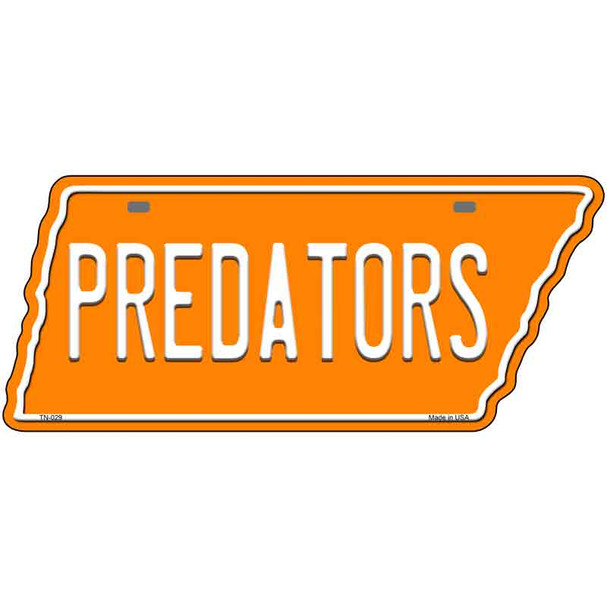 Predators Wholesale Novelty Metal Tennessee License Plate Tag