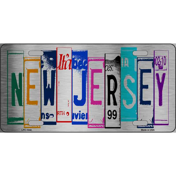 New Jersey License Plate Art Wholesale Metal Novelty License Plate