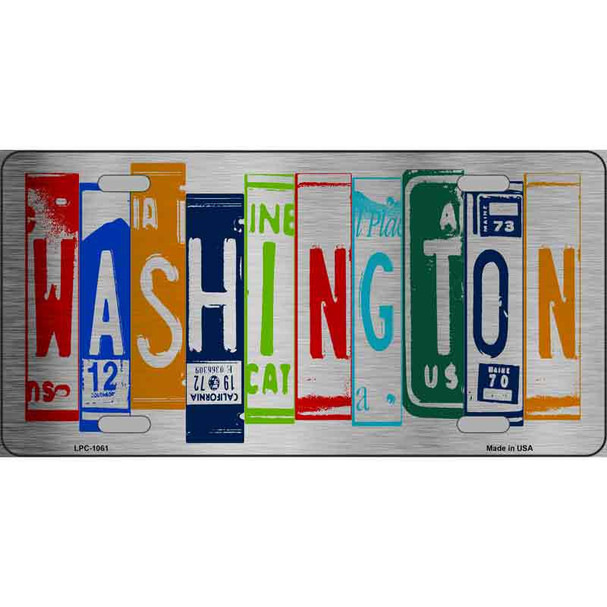 Washington License Plate Art Wholesale Metal Novelty License Plate