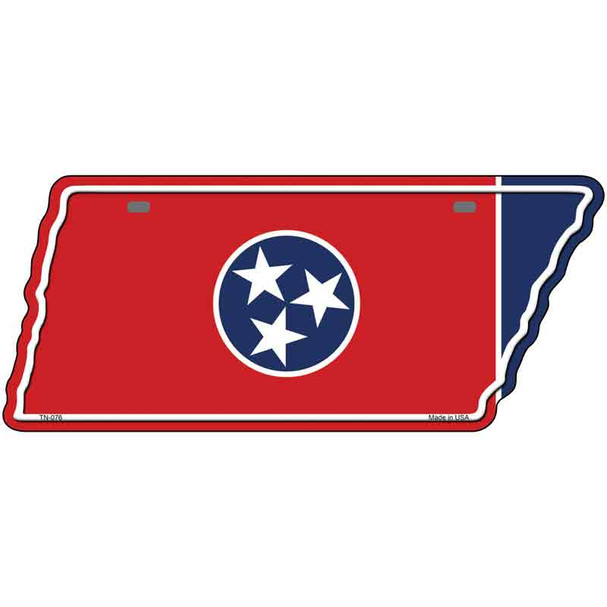 Tennessee Flag Wholesale Novelty Metal Tennessee License Plate Tag