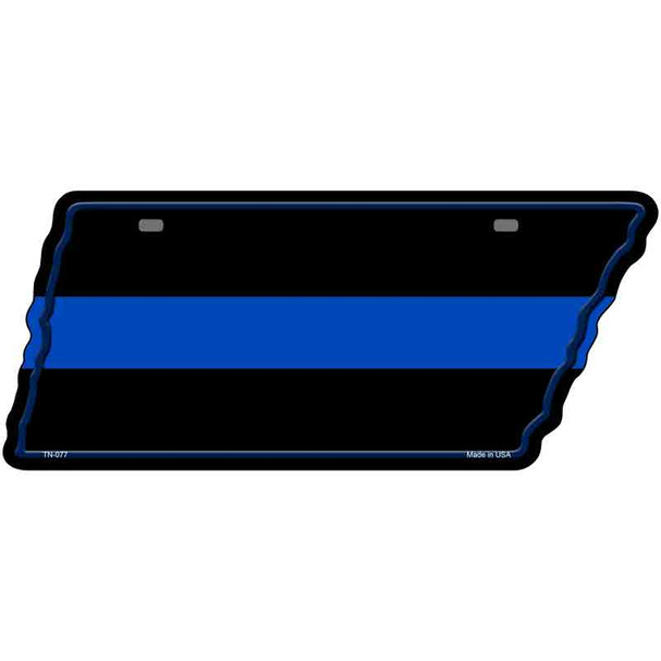 Thin Blue Line Wholesale Novelty Metal Tennessee License Plate Tag