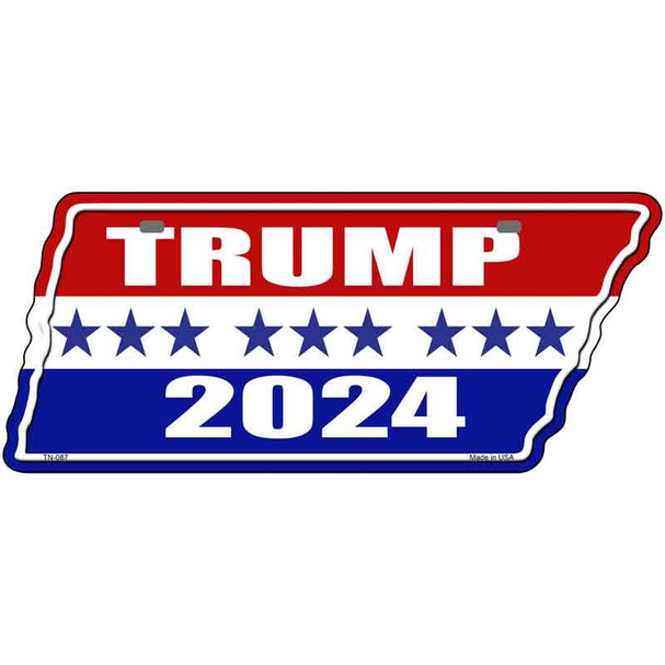 Trump 2024 Stripes Wholesale Novelty Metal Tennessee License Plate Tag