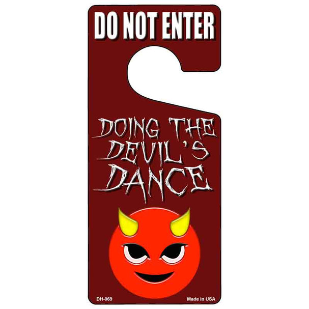 Doing The Devils Dance Wholesale Novelty Metal Door Hanger DH-069