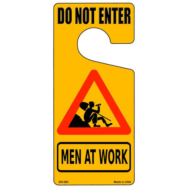 Men At Work Wholesale Novelty Metal Door Hanger DH-083