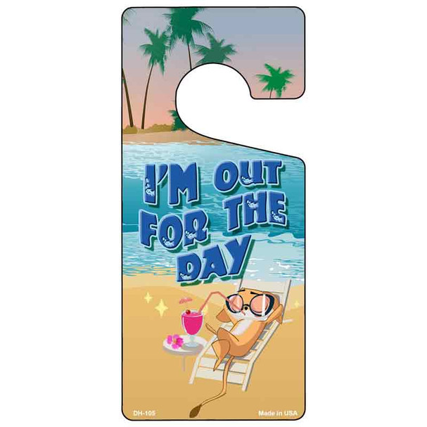Im Out For The Day Wholesale Novelty Metal Door Hanger DH-105