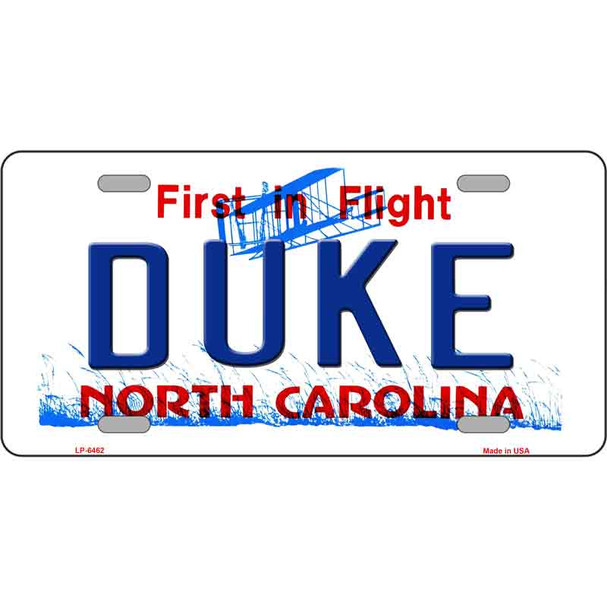 Duke North Carolina Novelty Wholesale Metal License Plate