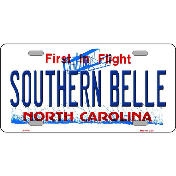 Southern Belle North Carolina Novelty Wholesale Metal License Plate