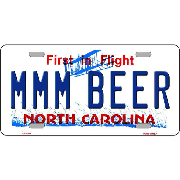 MMM Beer North Carolina Novelty Wholesale Metal License Plate