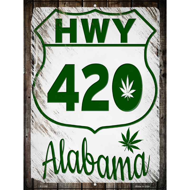 HWY 420 Alabama Wholesale Novelty Metal Parking Sign