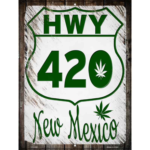 HWY 420 New Mexico Wholesale Novelty Metal Parking Sign