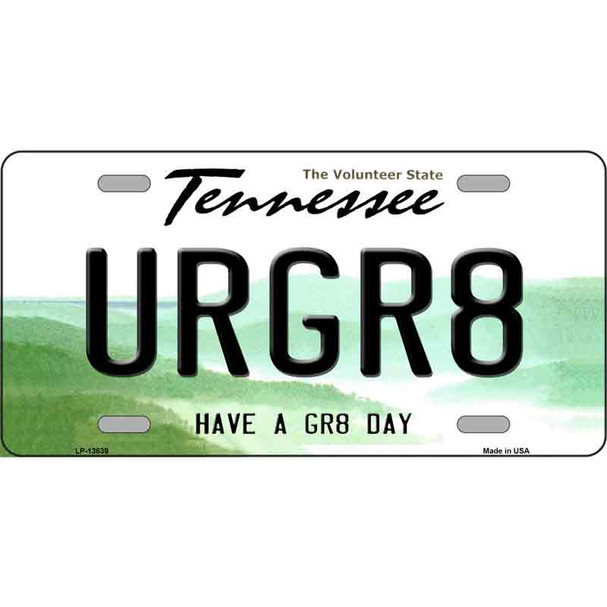 URGR8 Wholesale Novelty Metal License Plate Tag