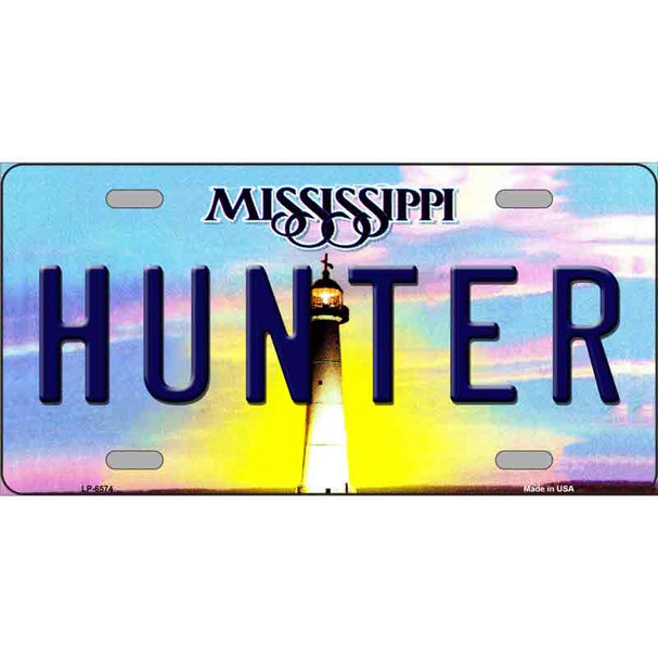 Hunter Mississippi Novelty Wholesale Metal License Plate