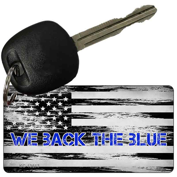 We Back The Blue Wholesale Novelty Metal Key Chain