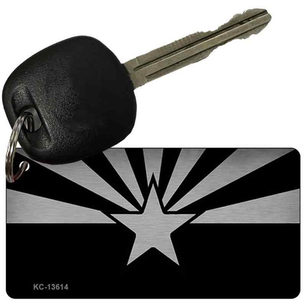 Arizona Flag Black  Wholesale Novelty Metal Key Chain