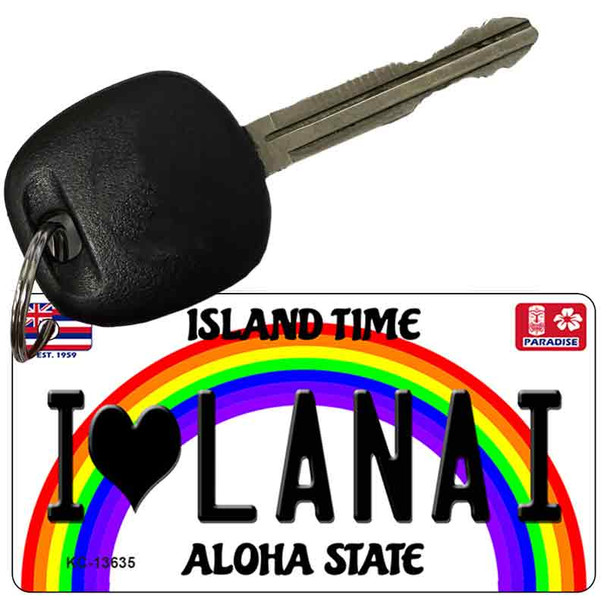 I Heart Lanai Wholesale Novelty Metal Key Chain