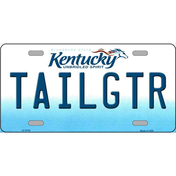 Tailgtr Kentucky Novelty Wholesale Metal License Plate