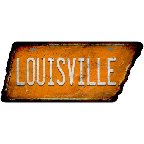 Louisville Wholesale Novelty Rusty Effect Metal Tennessee License Plate Tag