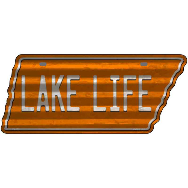 Lake Life Wholesale Novelty Corrugated Effect Metal Tennessee License Plate Tag