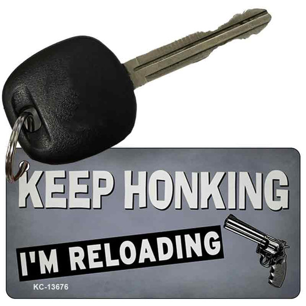 Keep Honking Reloading Wholesale Novelty Metal Key Chain