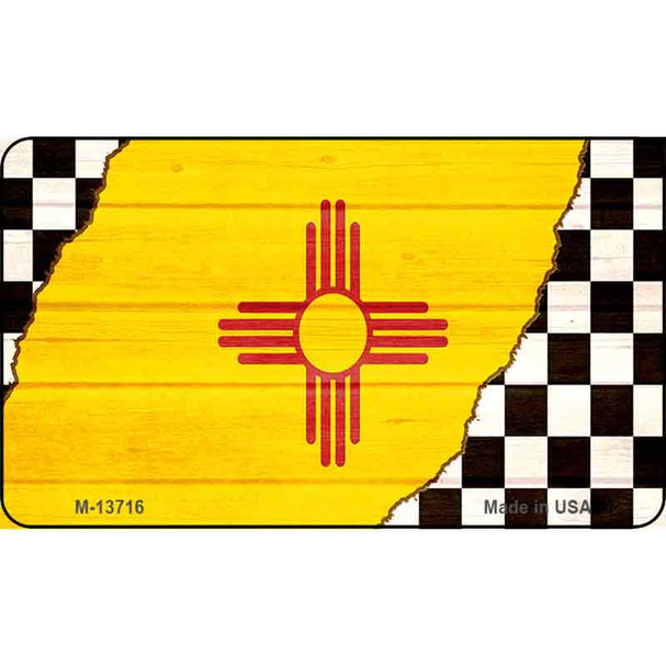 New Mexico Racing Flag Wholesale Novelty Metal Magnet M-13716