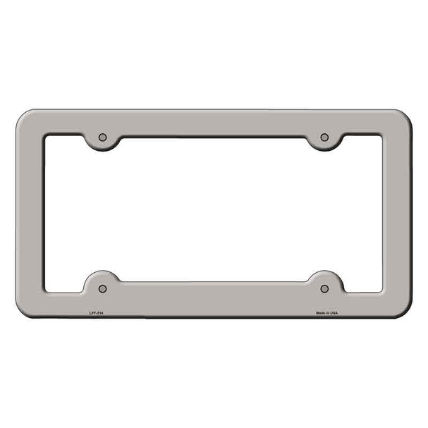 Tan Solid Wholesale Novelty Metal License Plate Frame LPF-014