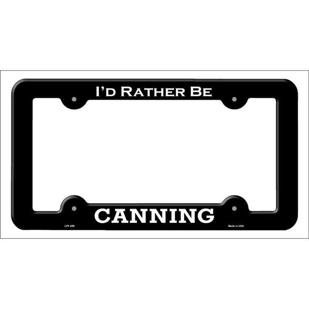 Canning Wholesale Novelty Metal License Plate Frame LPF-059