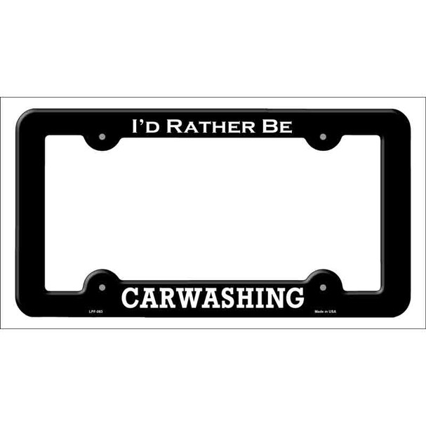 Carwashing Wholesale Novelty Metal License Plate Frame LPF-063