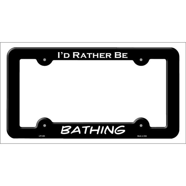 Bathing Wholesale Novelty Metal License Plate Frame LPF-065