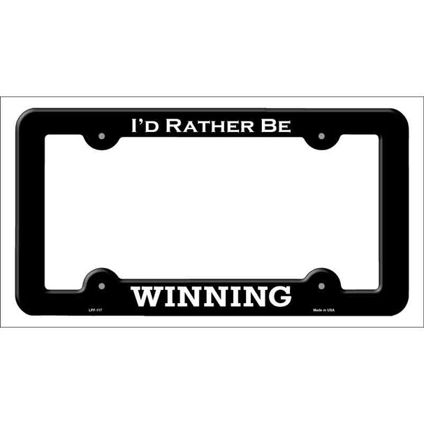 Winning Wholesale Novelty Metal License Plate Frame LPF-117