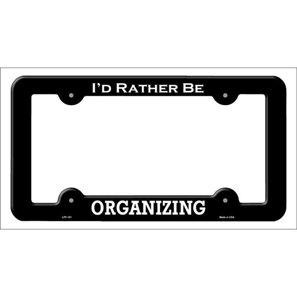 Organizing Wholesale Novelty Metal License Plate Frame LPF-151