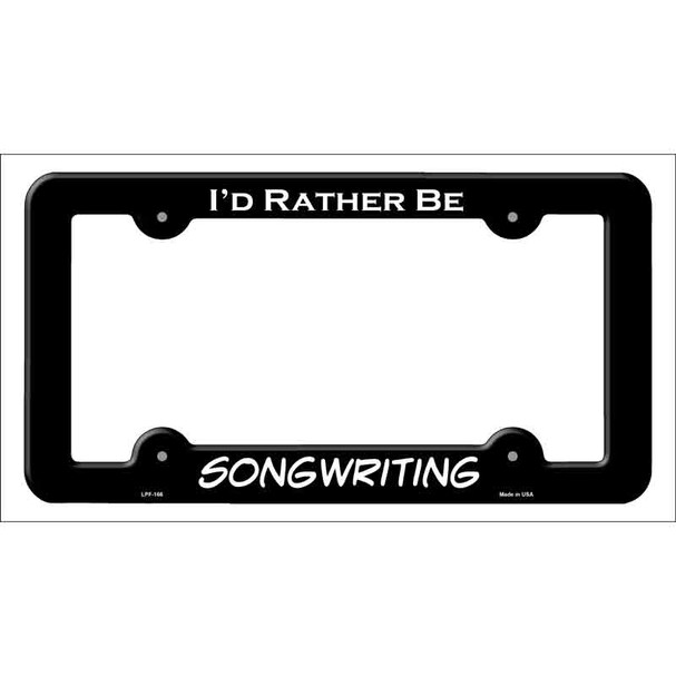 Songwriting Wholesale Novelty Metal License Plate Frame LPF-166