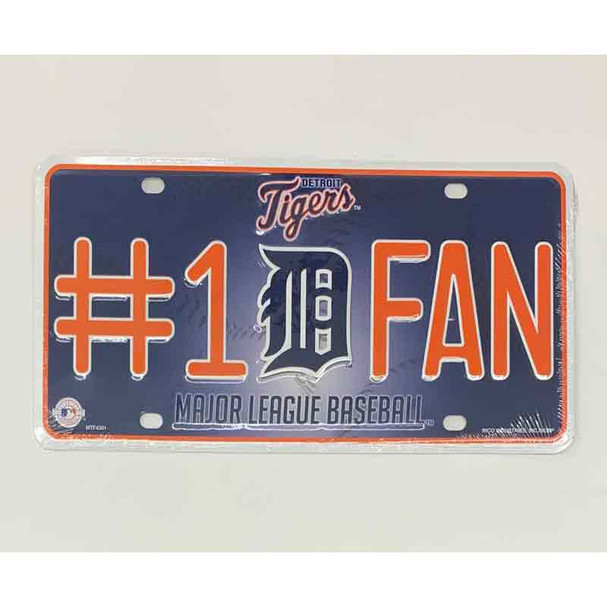 Tigers Fan Wholesale Metal Novelty License Plate
