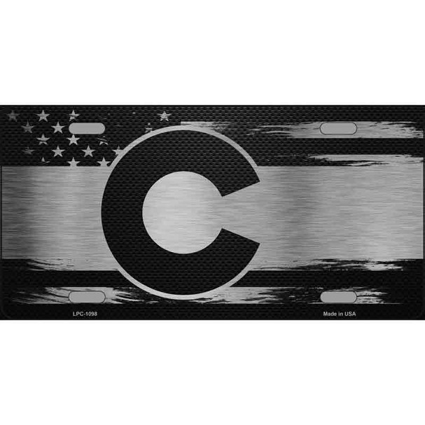 Colorado Carbon Fiber Wholesale Novelty Metal License Plate