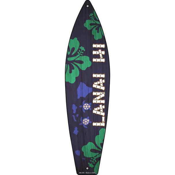 Lanai Hawaii Wholesale Novelty Metal Surfboard Sign