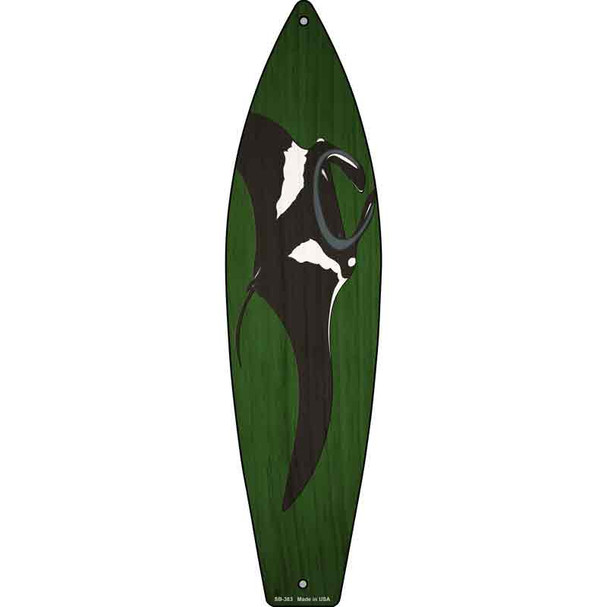 Manta Ray Wholesale Novelty Metal Surfboard Sign