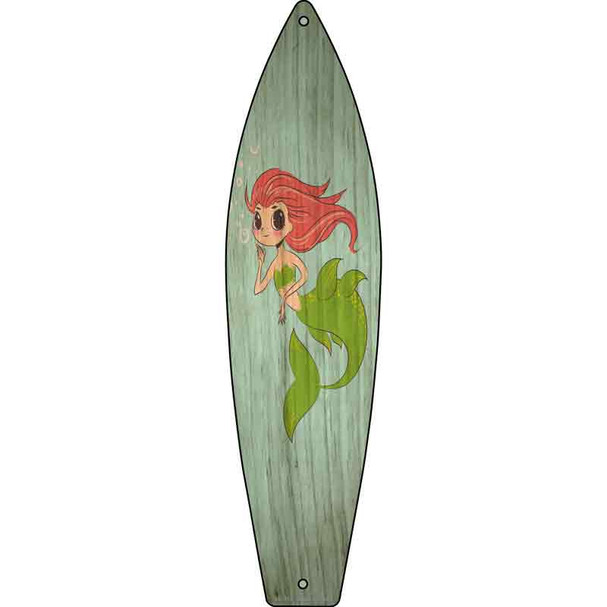 Mermaid Wholesale Novelty Metal Surfboard Sign