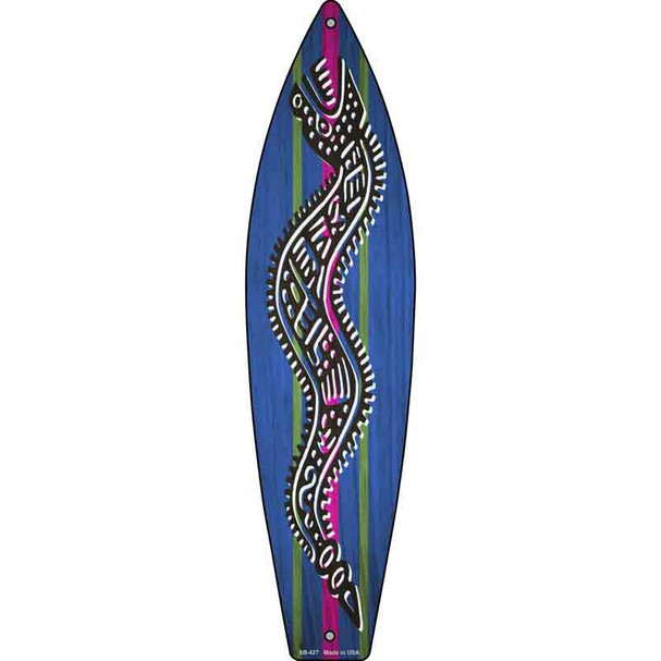 Tribal Snake Wholesale Novelty Metal Surfboard Sign