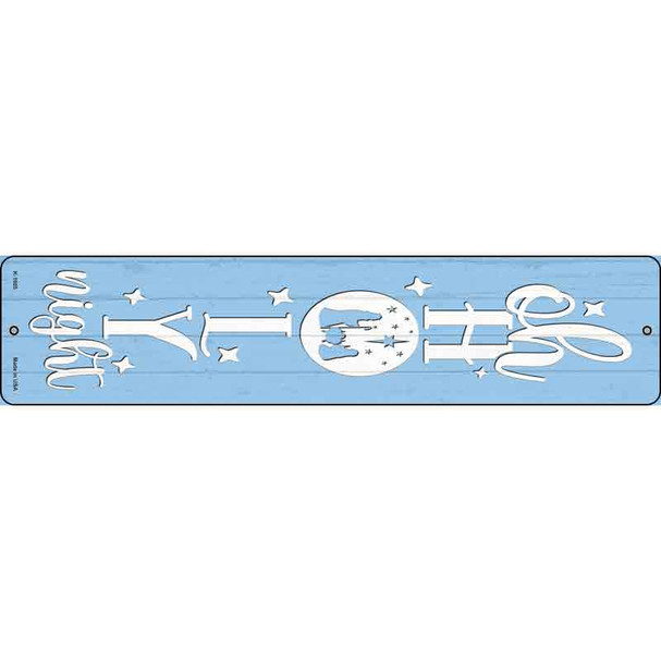 Oh Holy Night Blue Wholesale Novelty Metal Street Sign